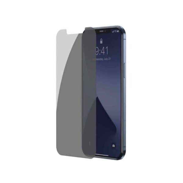 Baseus 0.3mm Full-glass Anti-peeping Tempered Glass Film For iP 5.4inch privecy temperd2020 (2pcs/pack) White