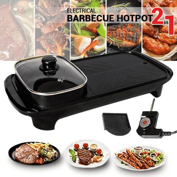 Yuxin - 2 in 1 Multifunctional Electric BBQ with Hotpot