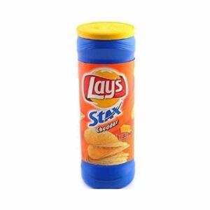 Lays Stax Cheddar Potato Chips 155.9G