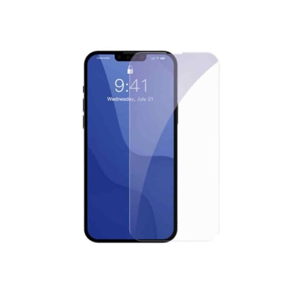 Baseus 0.3mm Full-glass TAnti-blue light empered Glass Film For iP 6.7inch 2021(2pcs/pack+Pasting Artifact) Transparent
