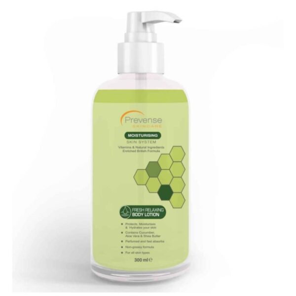 Prevense Moisturising fresh Relaxing Body Lotion 300Ml in a bottle