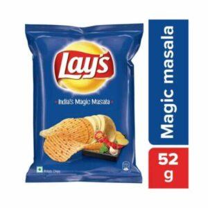 Lays India's Magic Masala Potato Chips 52g in a packet