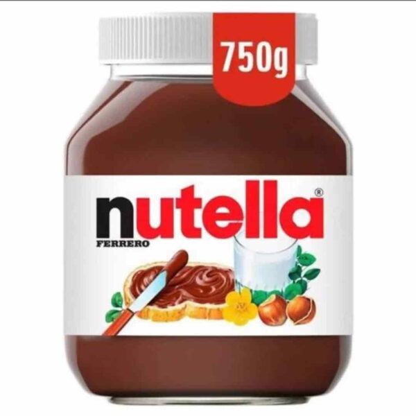 Nutella Chocolate Spread 750g in a bottle