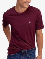 Polo Crew Neck T-Shirt Maroon