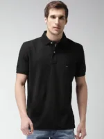 Tommy Collar T-Shirt Black