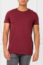Tommy Crew Neck T-Shirt Maroon