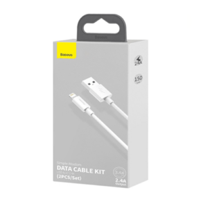 Baseus Simple Wisdom Lightning Cable Kit iPhone 1.5 Meter