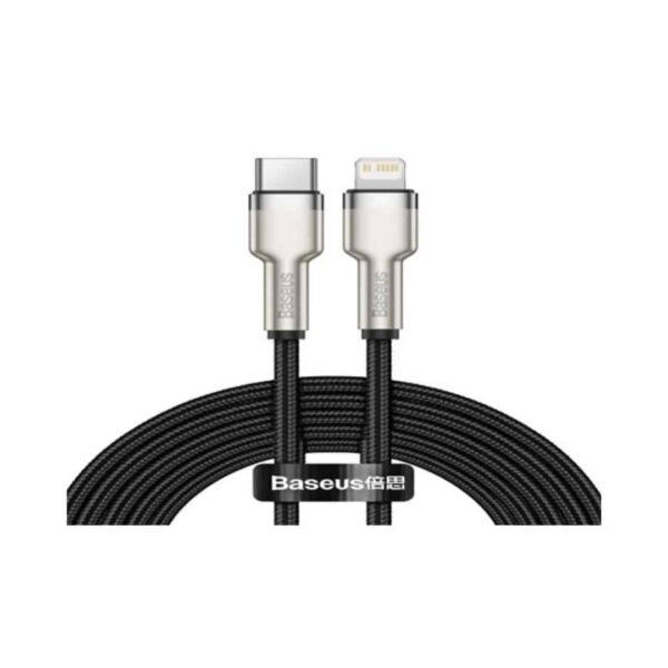 Baseus Cafule Series Metal Data Cable Type-C to iP PD 20W 1M Black