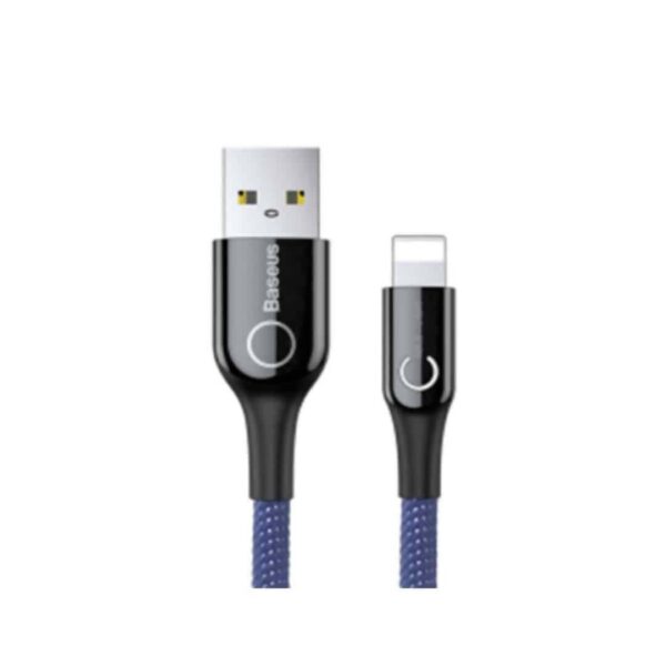 Baseus C-shaped Light Intelligent power-off Cable Black