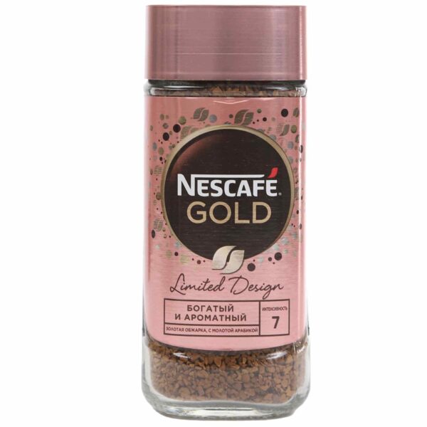 Nescafe Gold Limited Design Coffee 95g in a bottle