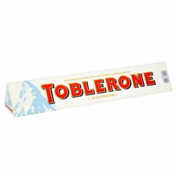 Toblerone white chocolate 100g Bar