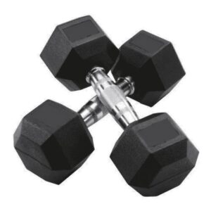 IRONBULL PAIR RUBBER HEX DUMBBELL