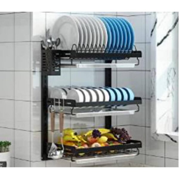 3 Tier Wall-Mount Dish Rack | Quickee