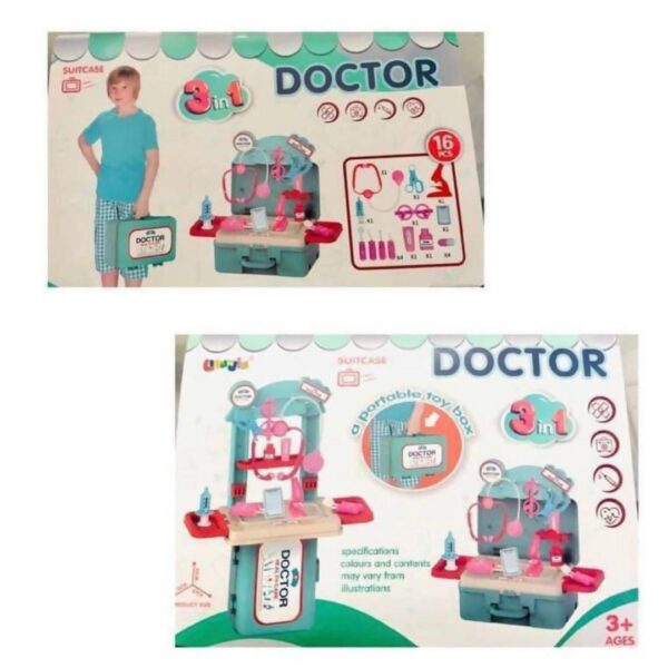 Kids Medical Tools Bag Doctor Suitcase Toy Bag Medical Activity Utilities for Kids