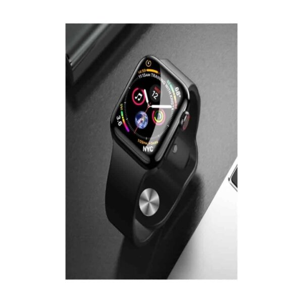 Baseus 0.2mm Full-screen curved temperedglass soft screen protector 40mm For AP Wtach serise4/5/6/SE Black