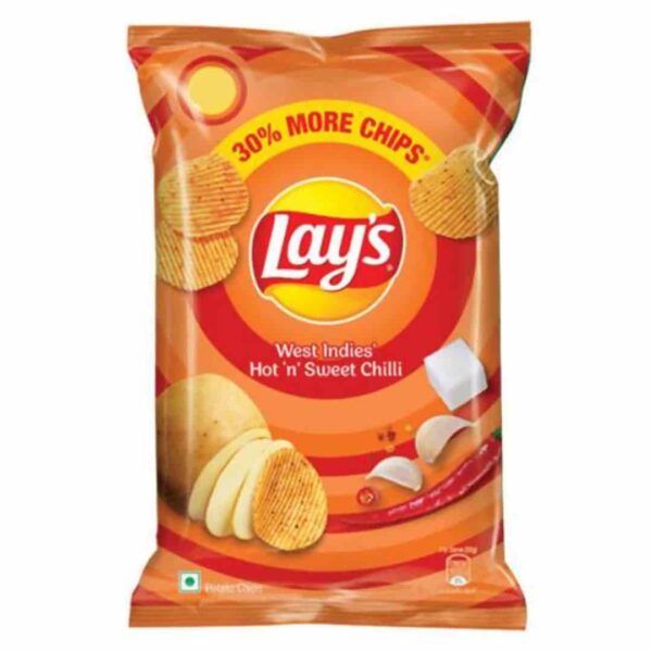 Lays West Indies Hot and Sweet Chilli 52g,Snack