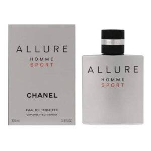 Chanel Allure Homme Sport Edt Men Cologne Spray 100ml in a Rectangular shape bottle