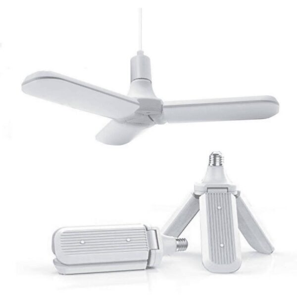 Foldable Fan Blade LED Bulb