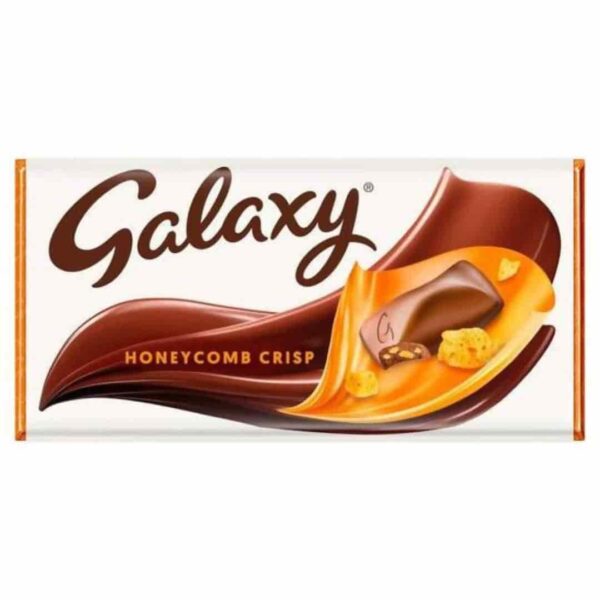 Galaxy Honeycomb Crisp Chocolate Bar 114g