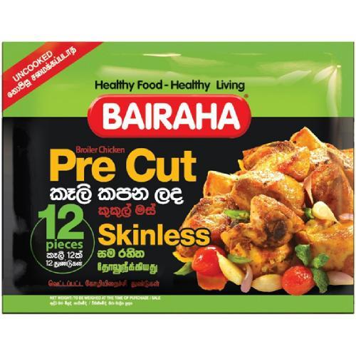 Bairaha Broiler Chicken Pre Cut Skinless 12 Pieces – Quickee