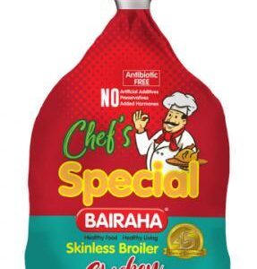 Bairaha Broiler Deskin Chicken Chef's Special in a plastic wrap