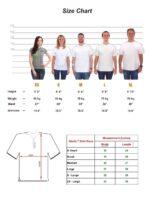 Collar T-Shirt Size Chart