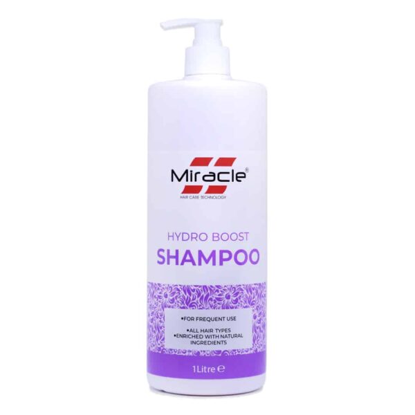 Miracle Hydro Boost Hair Shampoo 1L in a bottle