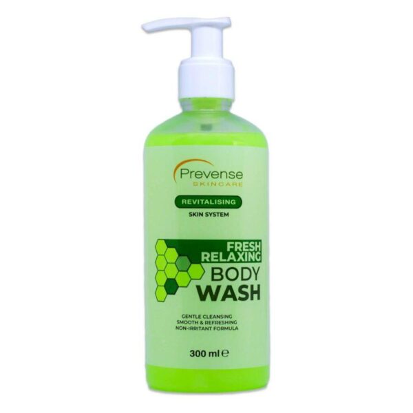 Prevense Revitalising Fresh Relaxing Body Wash 300ml in a bottle