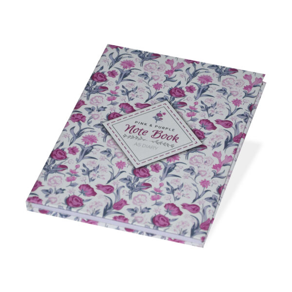 Pink & Purple A5 Diary Notebook - Image 2