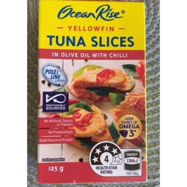 Ocean Rice Yellowfin Tuna Slices (In Olive Oil)