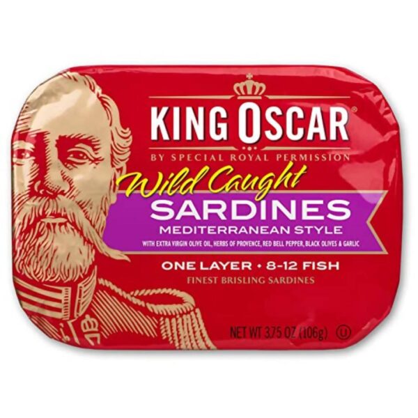 King Oscar Sardines (Mediterranean Style)