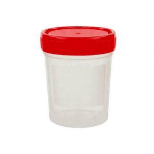 Sterile Urine Container with Red Cap(60ml)