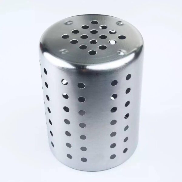 Perforated stainless steel Cutlery Holder - Image 3
