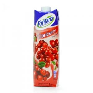 Fontana Cranberry Juice Drink 1L