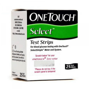 One Touch Select Test Strips 25 In a Box