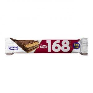 168 Hazelnut flavored Chocolate wafer 30g in a packet