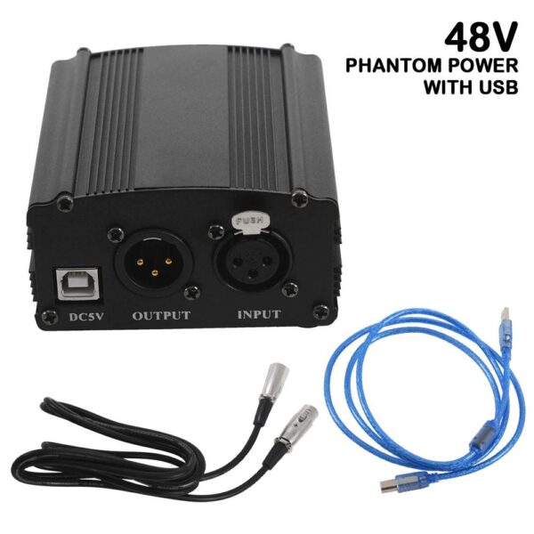 48V Phantom Power Sri Lanka For Home Studio Recording BM800 Condenser Microphone