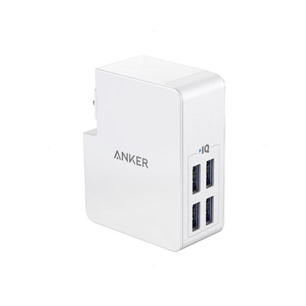 Anker USB Plug Charger 5.4A/27W 4-Port USB Wall Charger with Round And Square Pin - Image 2