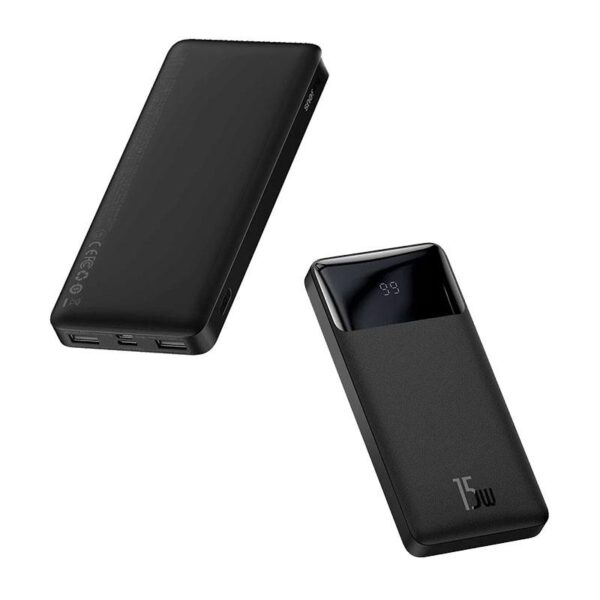 Baseus Power Bank 10000mAh 15W Bipow Phones - Image 2