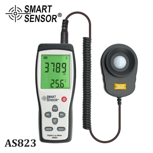 Digital Handheld Light Lux Meter, Smart Sensor Sri Lanka - AS 823