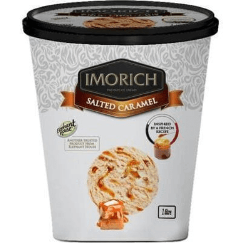 Imorich Salted Caramel Ice Cream 1l,Bucket