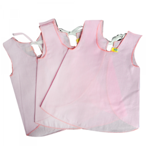an image of pink Colour Baby Frocks (3 Pieces)