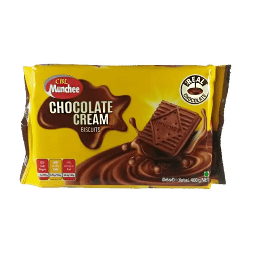 CBL Munchee Chocolate Cream Biscuits 400g – Quickee