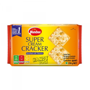 Munchee Super Cream Cracker Biscuit Handy Pack 230g