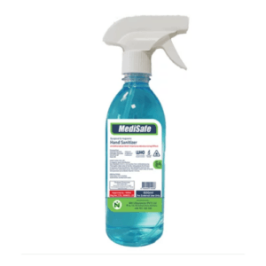 MediSafe Hand Sanitizer 500ml Clear Bottle with Trigger Pump