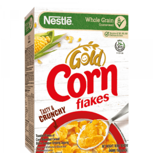 Nestle Gold Corn Flakes Breakfast Cereal 150 g Box