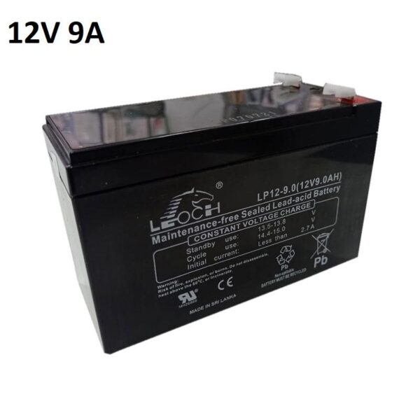 Sealed Lead Acid Rechargeable Battery or UPS Battery 12V 9AH