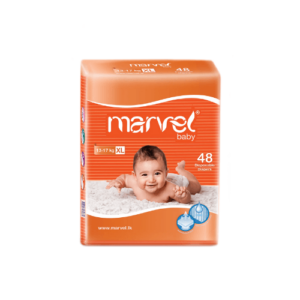 Marvel Baby Diapers Extra Large 48Pcs