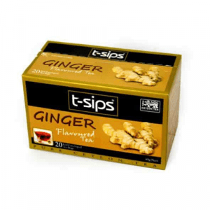 t-sips Black Tea Ginger 20 TB in pack