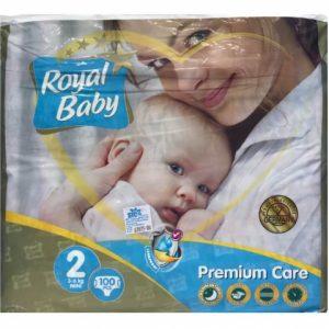 Royal Baby Premium Care Diapers S 100Pcs in a pack